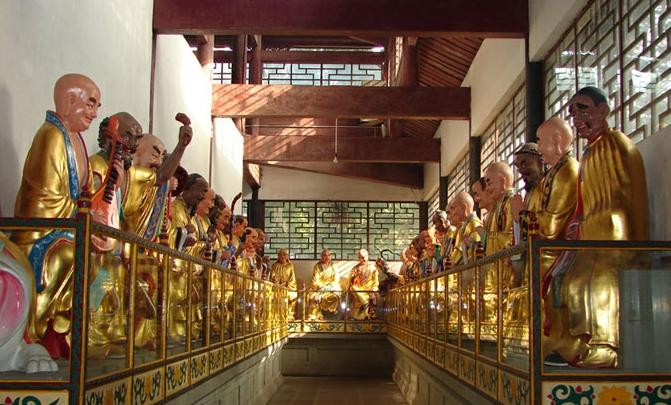 佛教故事罗汉与仙鹤,佛教罗汉是18个还是108个