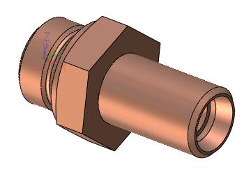 中望cad3d建模教程螺母,cad三维建模配管
