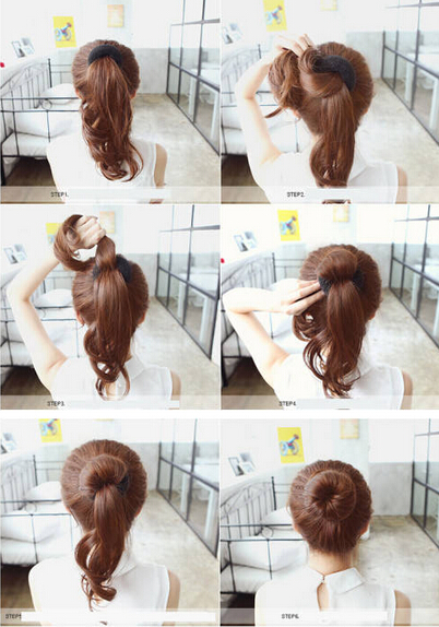 赵丽颖丸子头的扎法，*神教女**你如何变呆萌