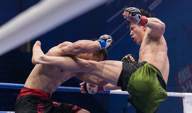 昆仑决经典二番战:王伟豪踢碎护裆,死神复仇魔头