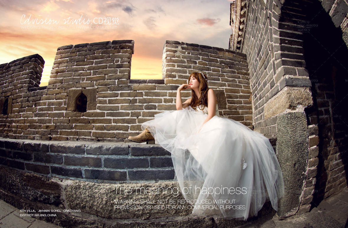 2016年旅行者之选—全球最佳地标性景点:CD视觉长城婚纱照