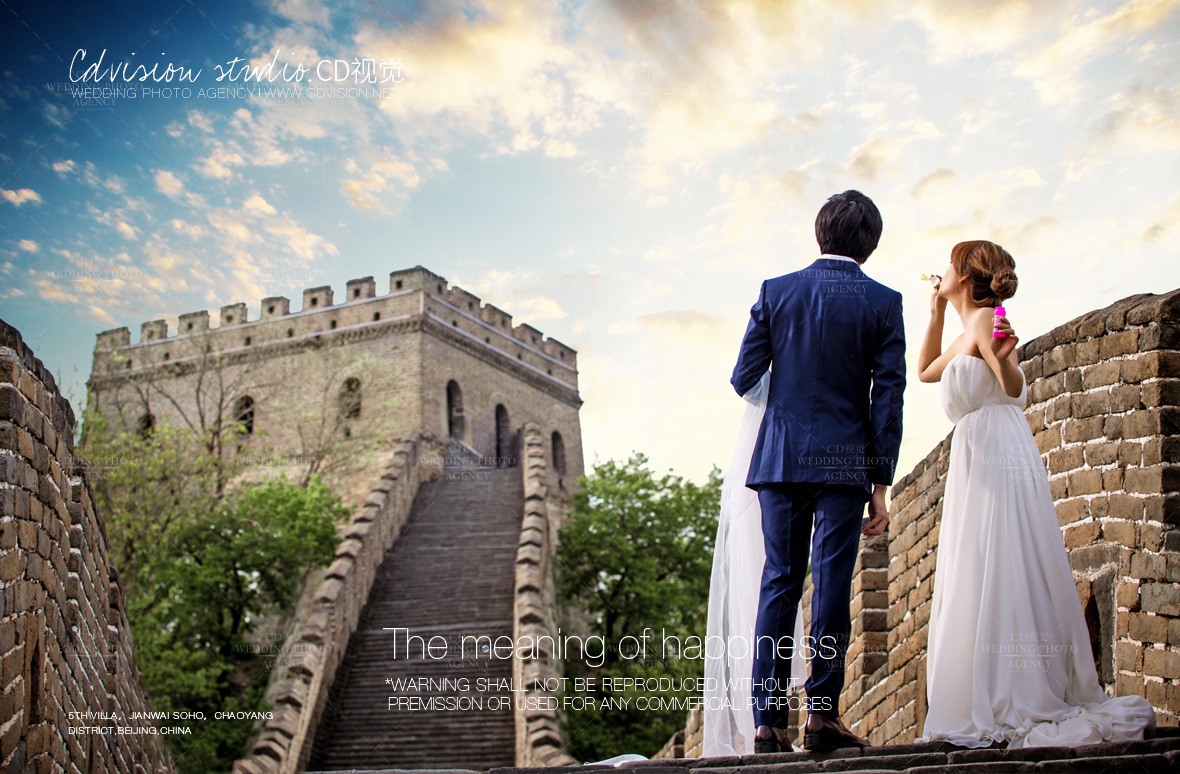 2016年旅行者之选—全球最佳地标性景点:CD视觉长城婚纱照