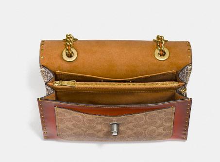 美国新款coach蔻驰女包,coach蔻驰山茶花parker26黑色