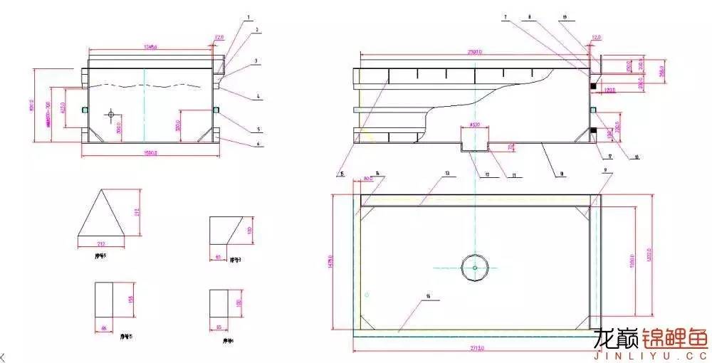 pp塑料锦鲤池,pp板材焊锦鲤池