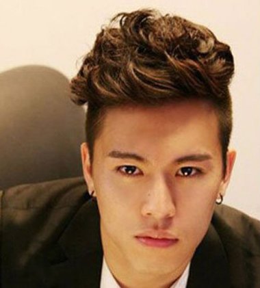 英气烫发,最时尚的男士烫发发型图片大全集