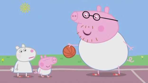 粉红猪英语动漫,粉红猪和苍蝇动画片