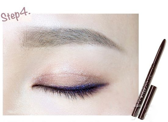 锦鲤盘眼妆教程夏季,眼妆教程干净高级粉色亮晶晶妆容