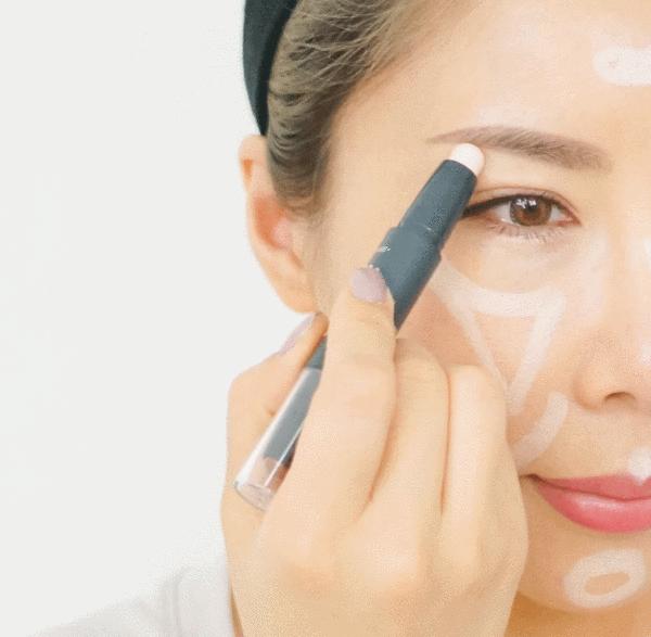 爱丽小屋三色修容教程,爱丽小屋双头高光阴影修容棒