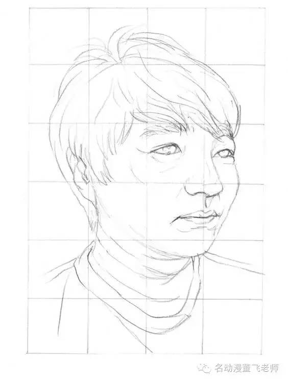 肖像素描初学者教程,人体肖像素描简单的教程