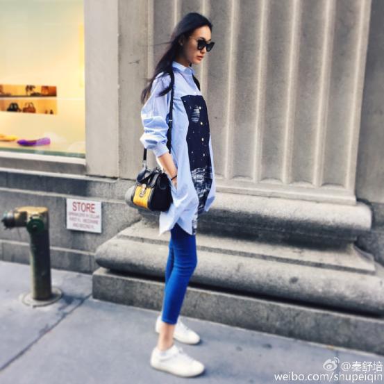 秦舒培拍睡衣照片,秦舒培身材写真