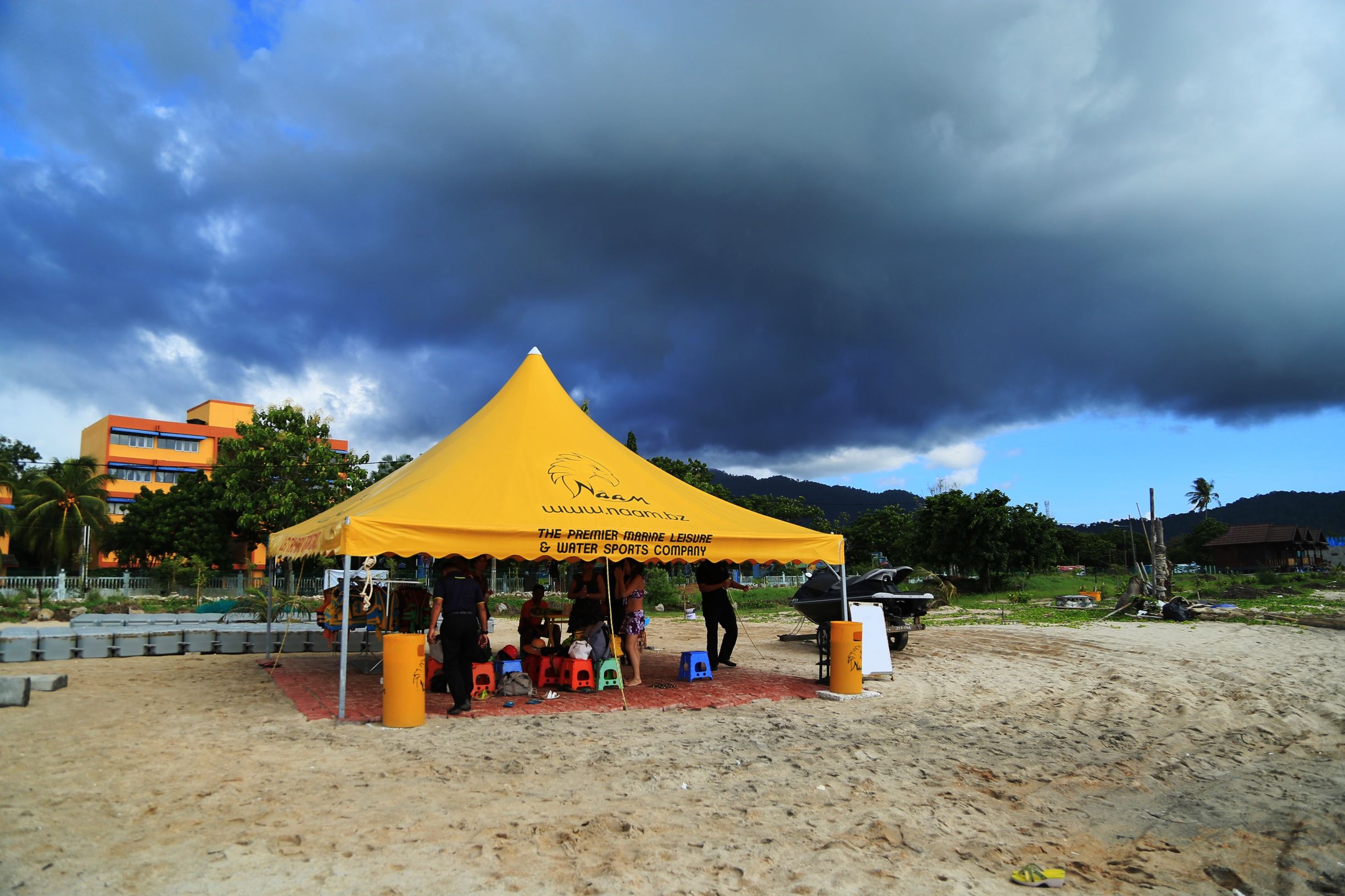 兰卡威珍南海滩,兰卡威珍南海滩航拍