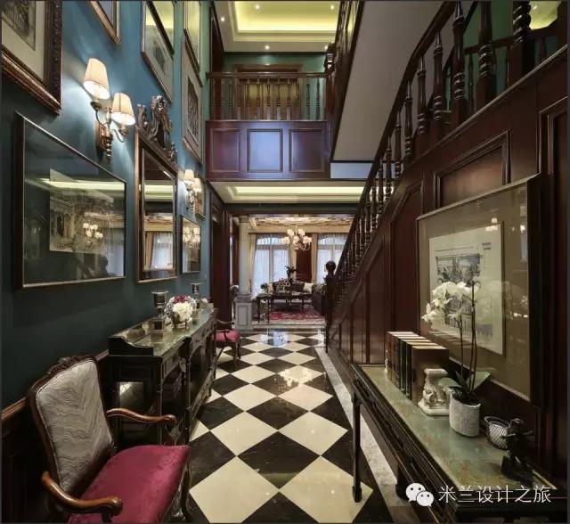 美式风格装修样板房效果图,美式装修风格样板房案例