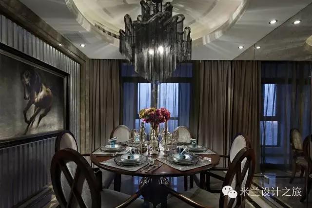 美式风格装修样板房效果图,美式装修风格样板房案例