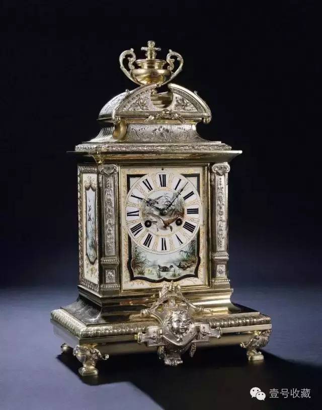 欧洲古董钟白色珐琅表盘,富玩珠宝穷玩表