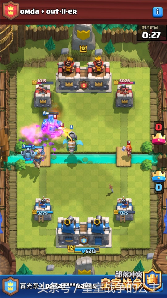 卡牌如何对线石头人,超级弓箭手对战戈仑石人卡组鸣圣