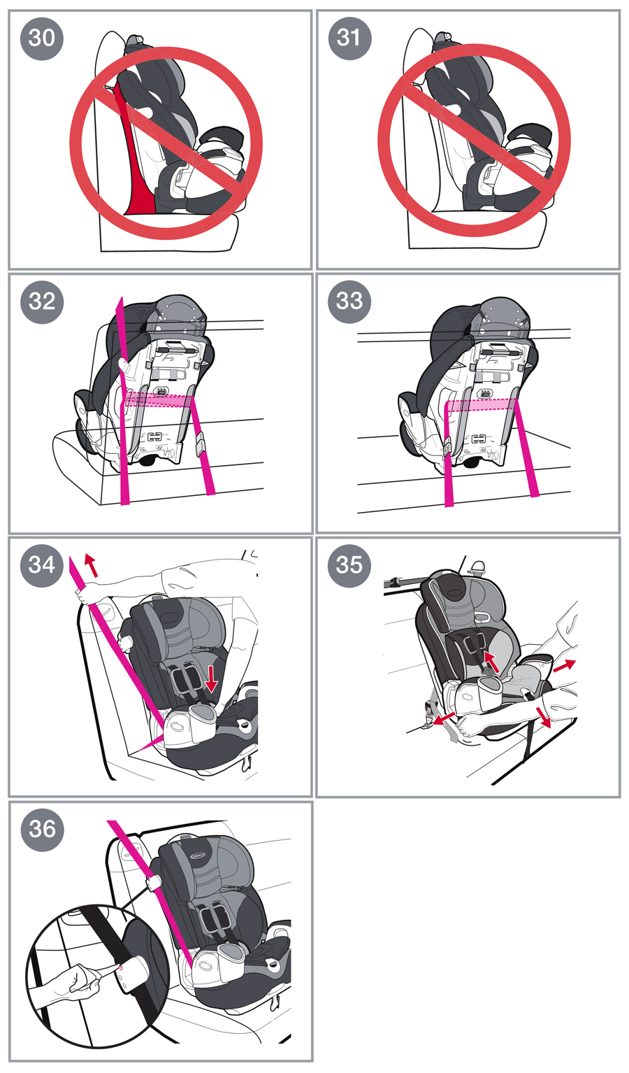 安全座椅graco葛莱,葛莱graco安全座椅安装视频