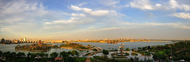 聊城水城之眼风景图片,美丽的江北水城聊城图片