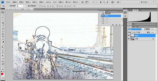 ps把风景照片变成漫画风景,ps怎么把风景图片做成动漫效果