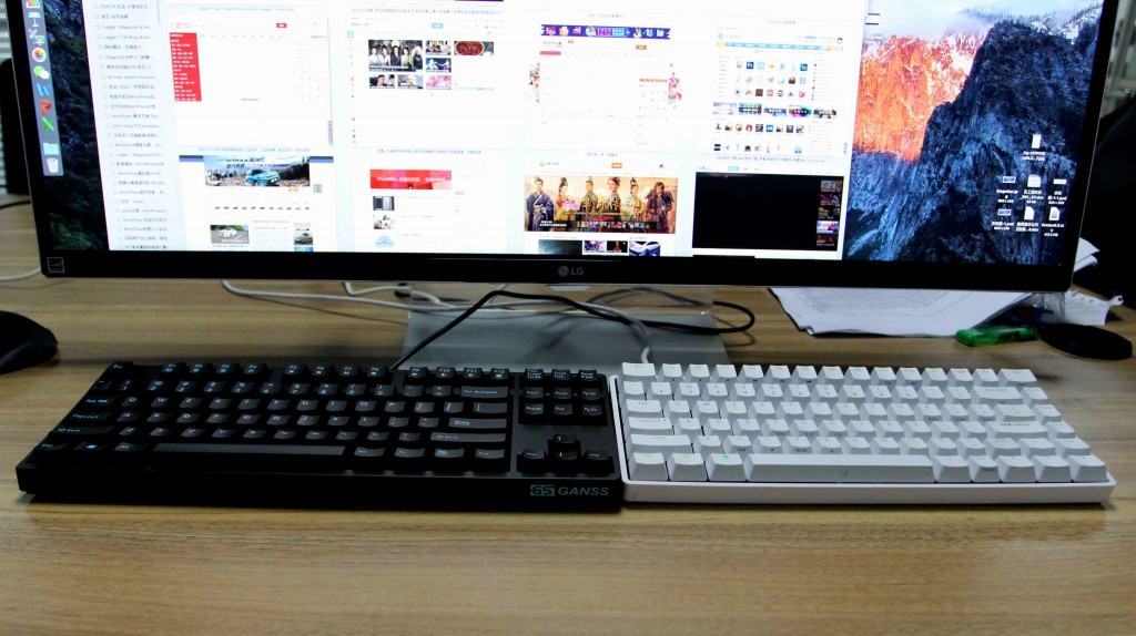 ganss87键盘拆解,ganss键盘青轴