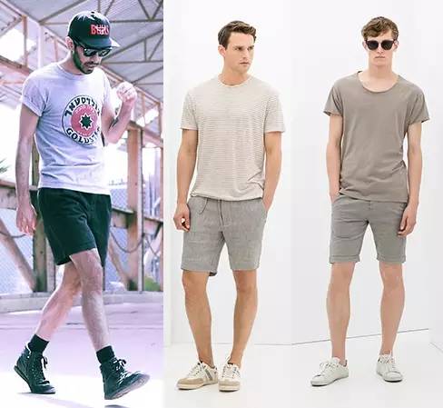 潮男简单短裤,夏日短裤该怎么搭