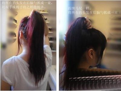 女生发型可散可扎中长直发,清纯减龄中长直发低层次