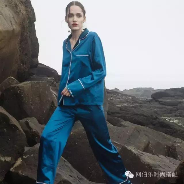 慵懒风宽松睡衣,宽松慵懒风睡衣