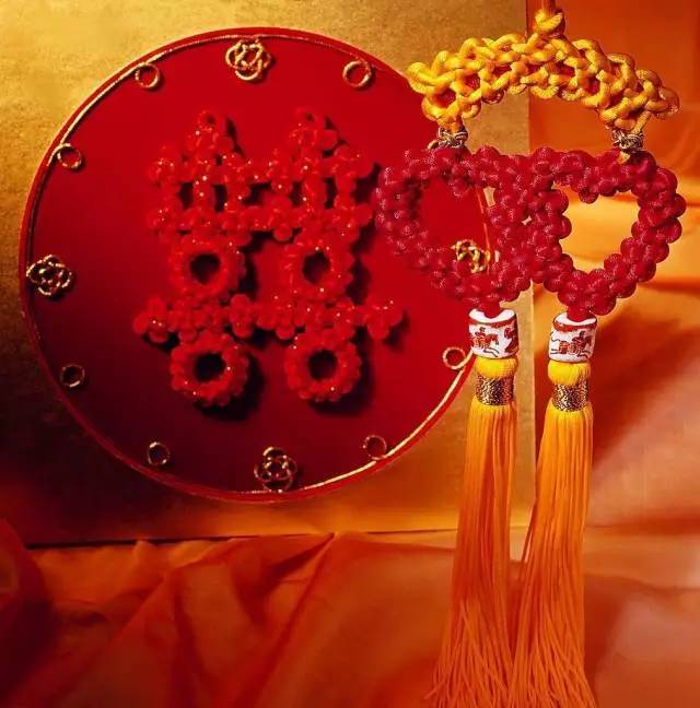 吉祥如意福字中国结挂件,吉祥如意前程似锦中国结