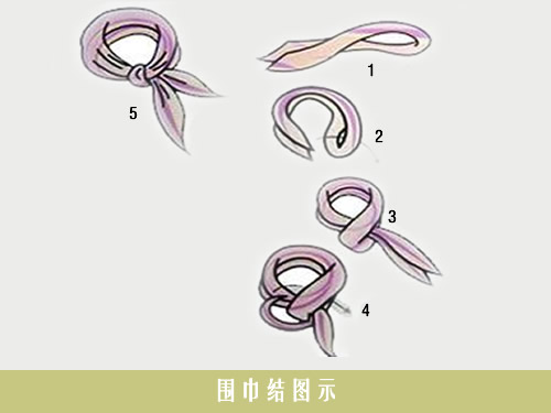 白领职业装丝巾,职业装必备丝巾系法正装也能时尚