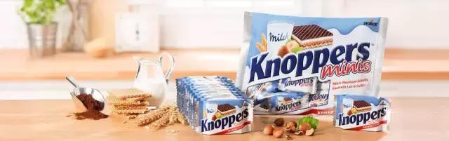 比较好吃的巧克力威化饼,德国威化饼干knoppers第一名