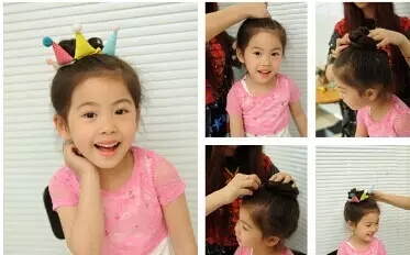 怎么给小女孩扎辫子简单教程,给孩子扎辫子慢教程简单