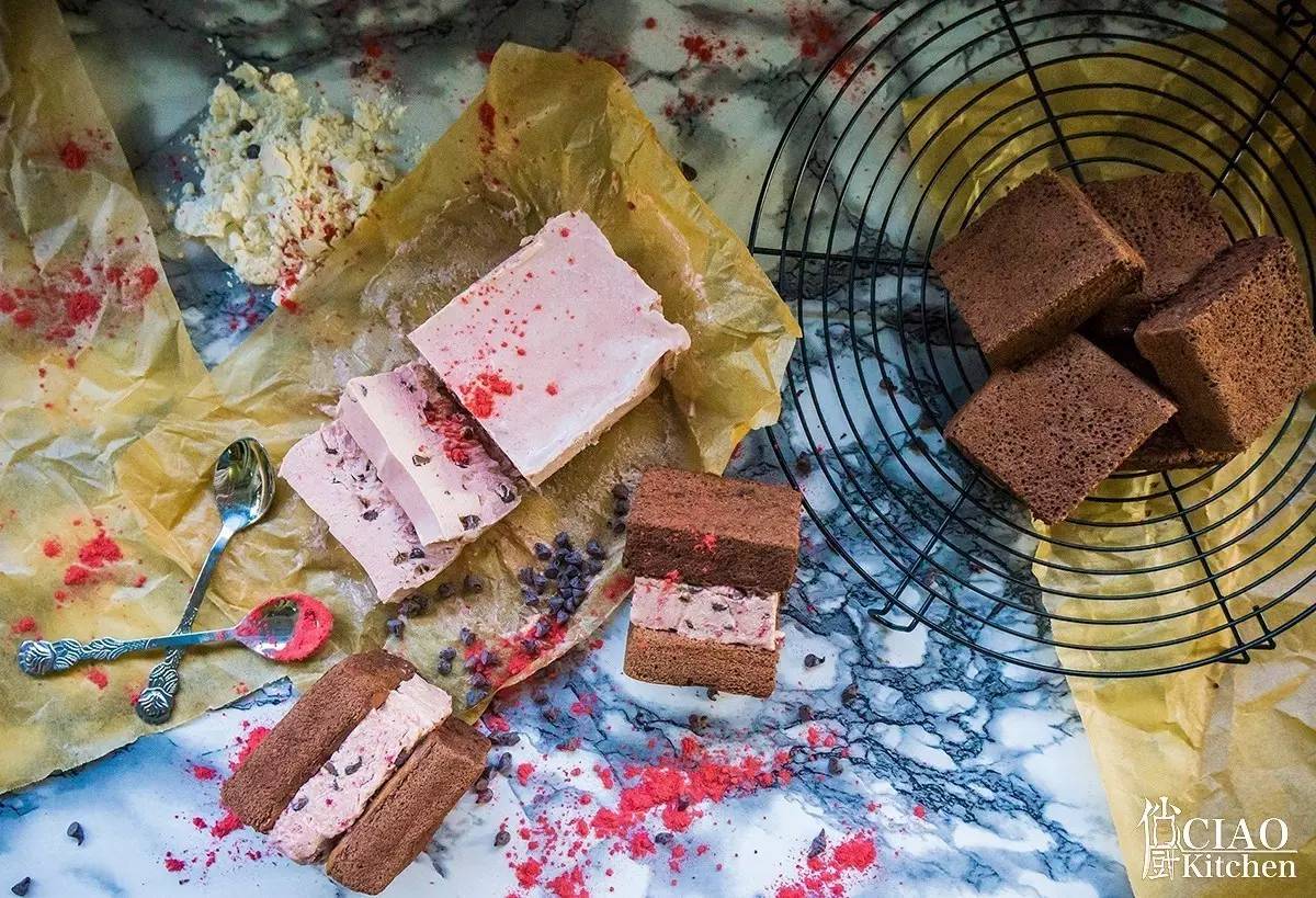 抹茶三明治冰淇淋,冰淇淋三明治吐司