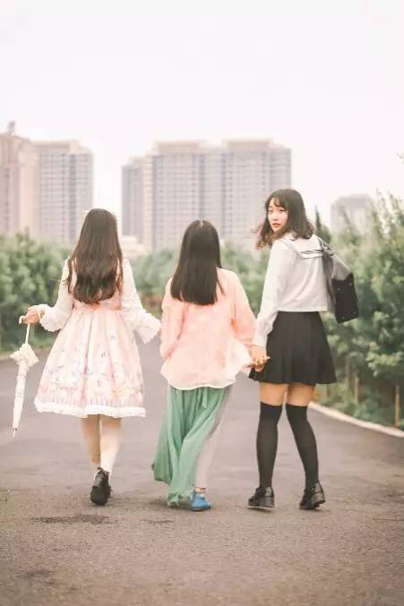 百搭可爱lolita,武汉的女人真可爱