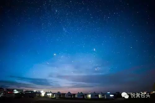 包头草原看星空,草原之上视频