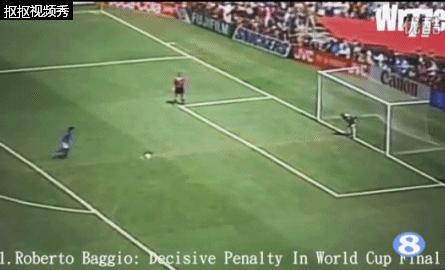 巴乔射失点球的视频,巴乔错失点球