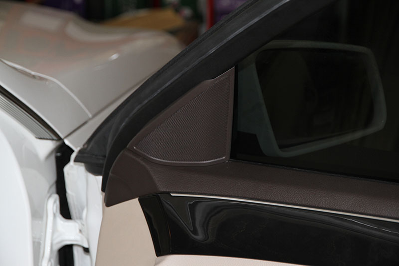 奔驰E260L改装升级,奔驰e260l改装旋转高音