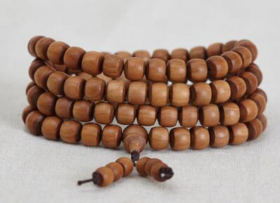 檀香木佛珠手串男士,男人佩戴檀香木手串