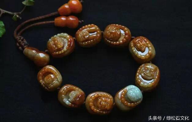 蜜蜡手串怎么佩戴男士,男士佩戴和田玉手串效果