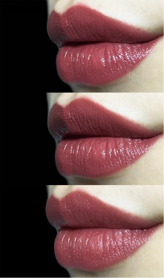 紫调豆沙色口红和红调豆沙色口红,巴黎欧莱雅161口红轻吻豆沙