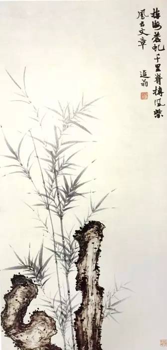 鉴画纪余|叶恭绰的墨竹画