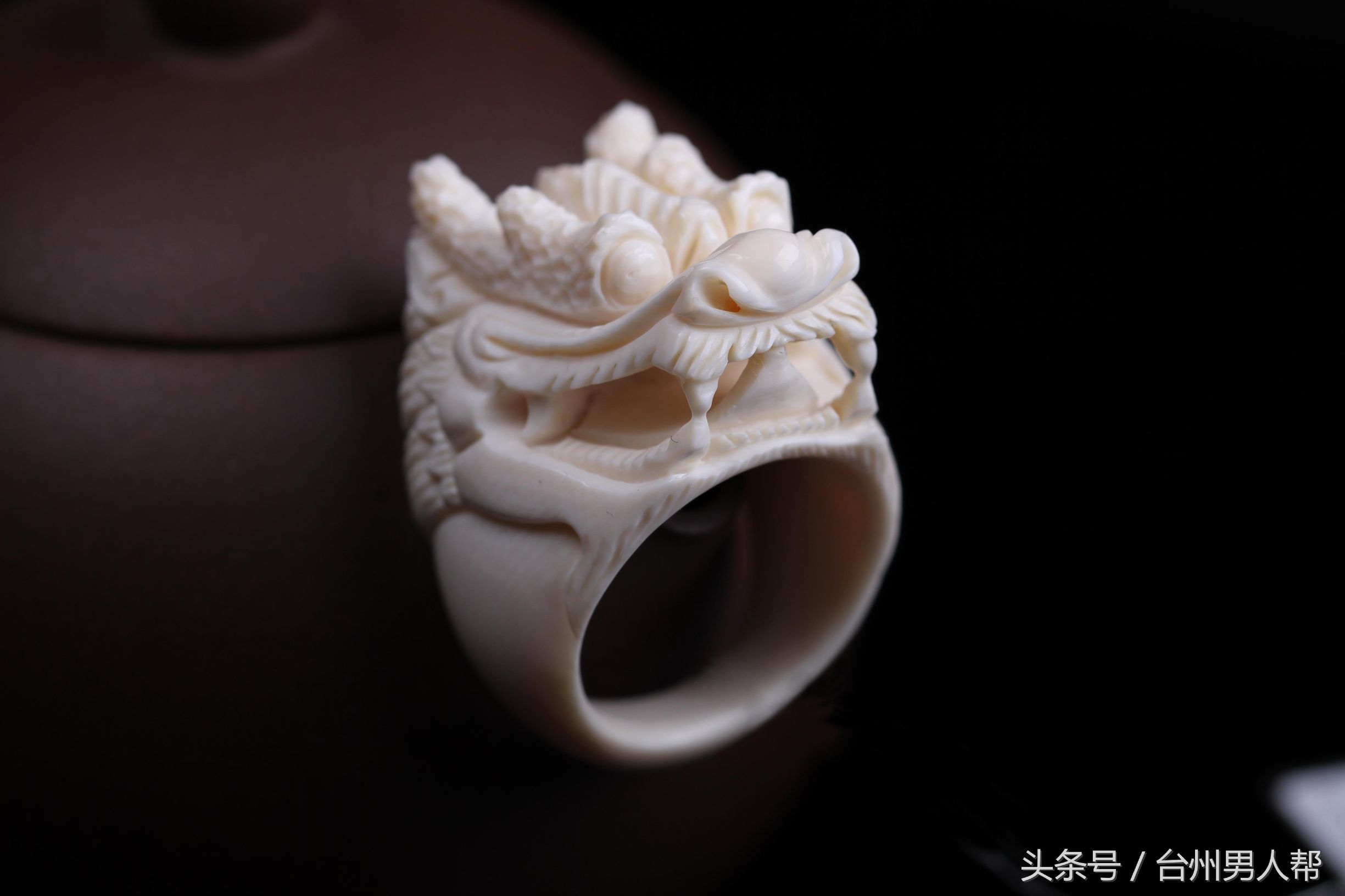 藏古猛犸象牙,藏传猛犸象牙老戒指