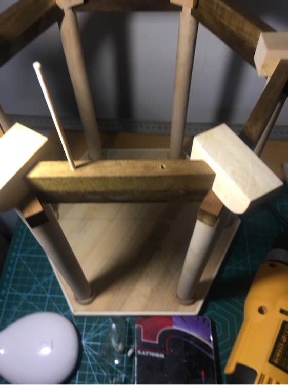 看了古建筑然后就自己动手制作一个亭子，快来学习哦