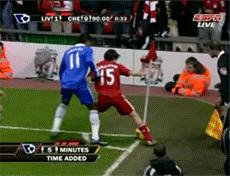 最经典搞笑中超足球gif,足球球员搞怪图片