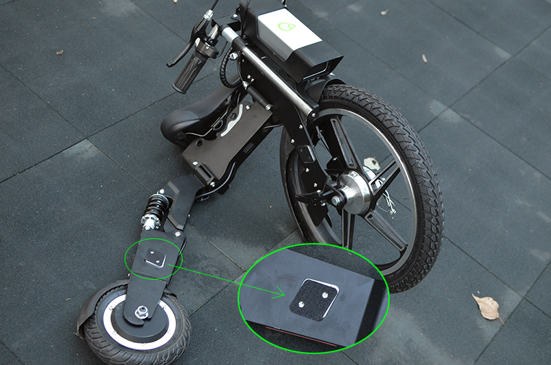 公园便携折叠小孩车,公园电动儿童游玩车