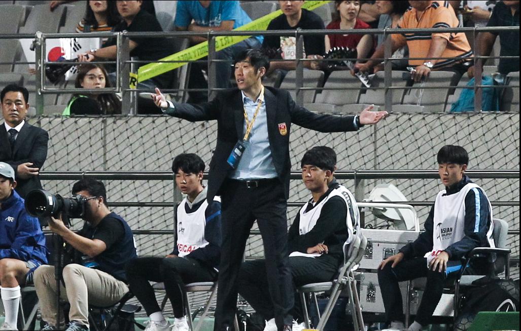 国足亚运队1-0击败韩国进球图片,u20亚洲杯国足vs韩国全场回放