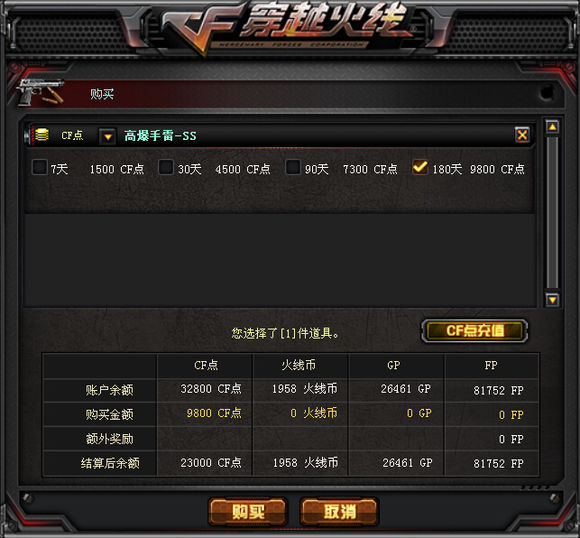 不充钱你怎么能变强,cf年套拉满需要多少钱