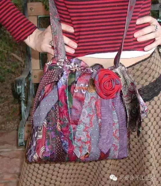 旧领带变身戒指收纳台,旧领带变废为宝