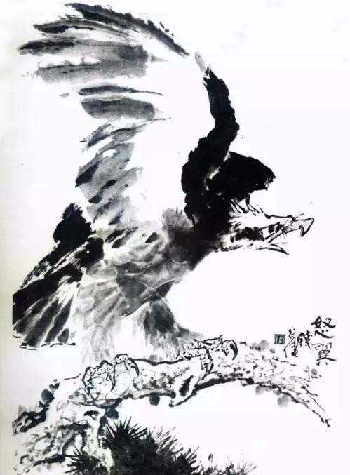 国画之鹰作品大全大图,国画大写意鹰图片大全