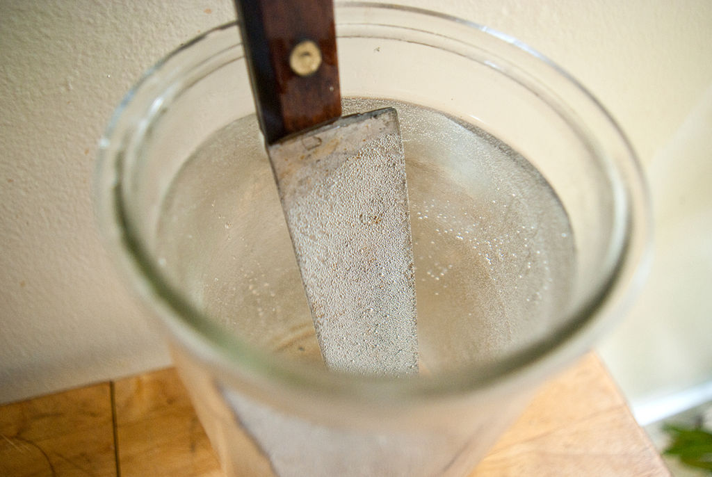 刚磨好的旧菜刀怎样才能不生锈,如何修复老旧菜刀