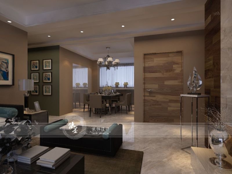 现代城126平方装修效果图,芜湖凤凰城现代装修风格