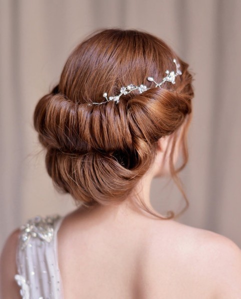 怎么学会盘头,新娘发量少发型盘头视频教学